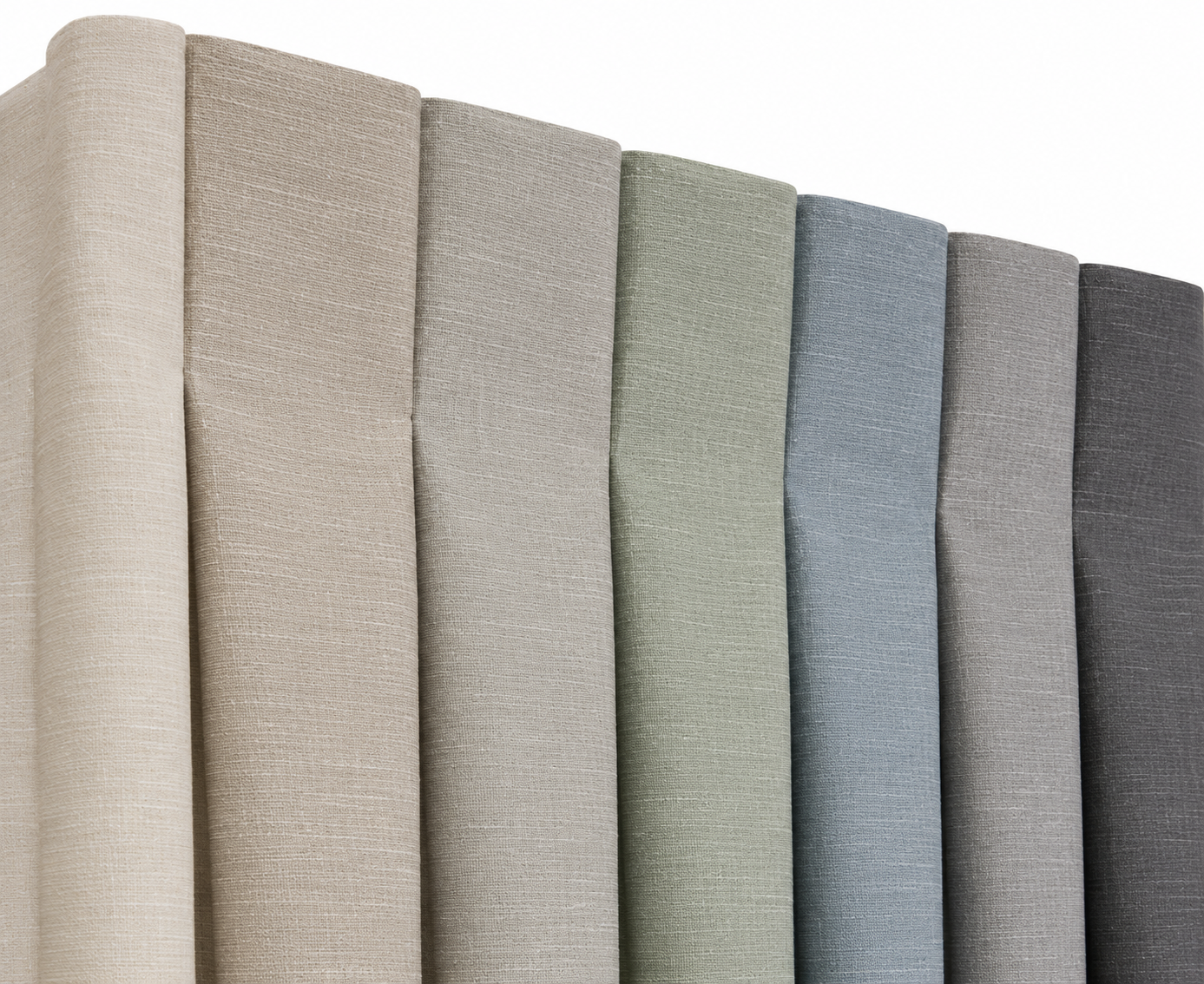 Box pleat drapery