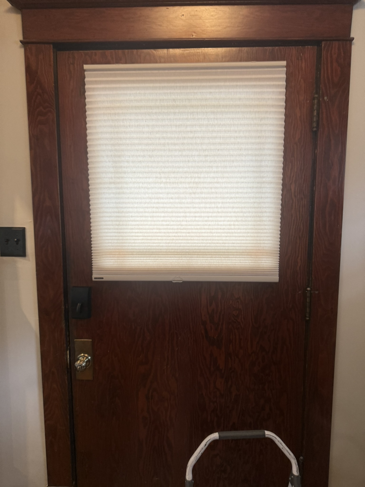 Plantation shutter installation
